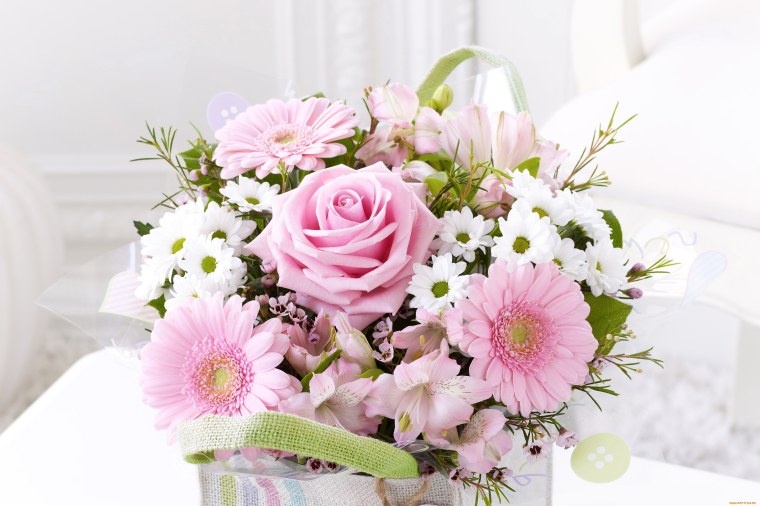 Красивый нежный букет