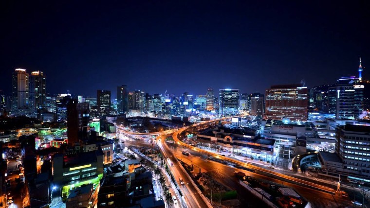 Ночной Сеул Каннам