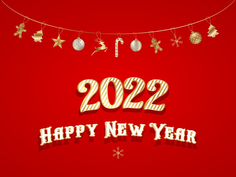 Новый год на черном фоне