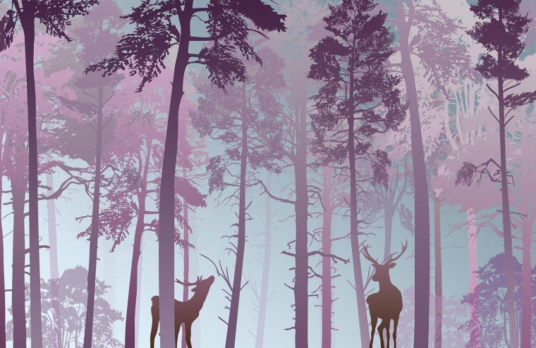 Стилизованный лес