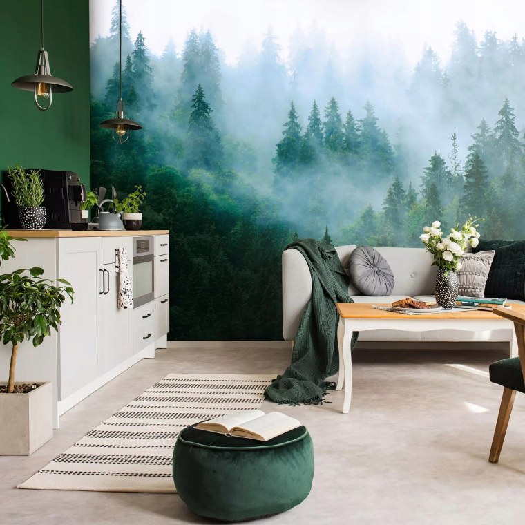 Лес в интерьере