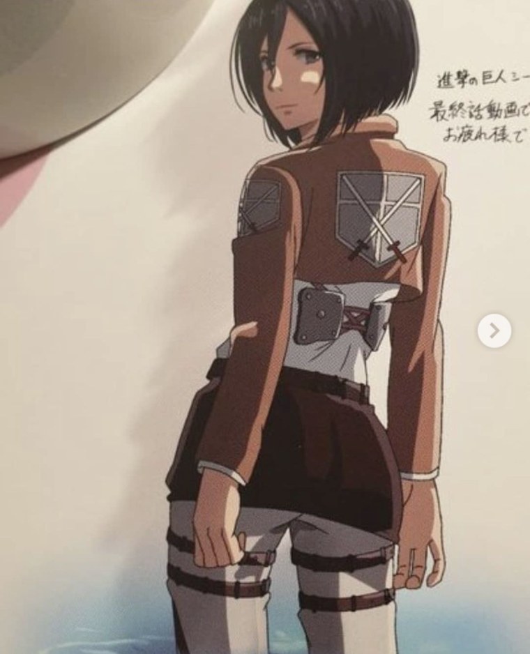 Микаса Аккерман в полный рост