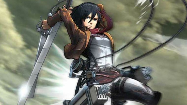 Атака титанов Микаса Аккерман обои