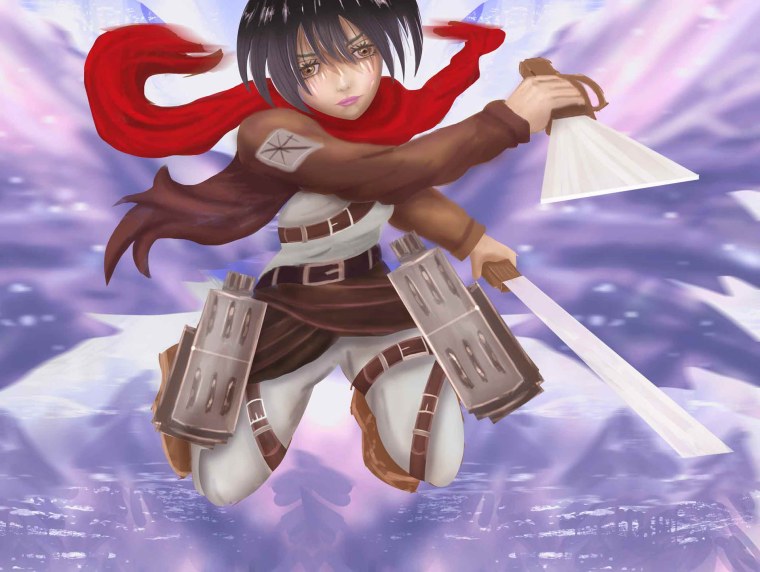 Микаса игра атака титанов