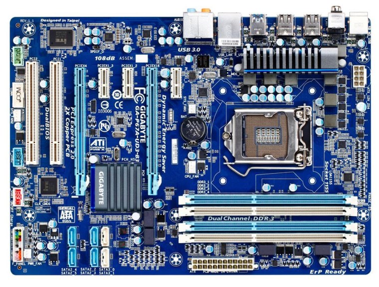 Материнская плата Gigabyte lga1155