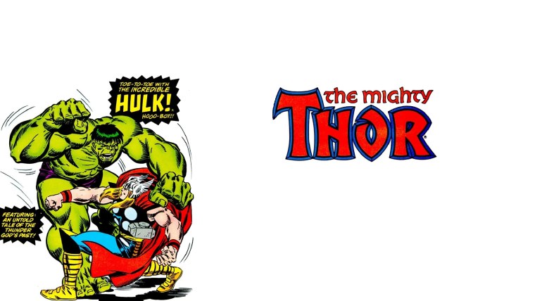 Thor Marvel Comics название логотип