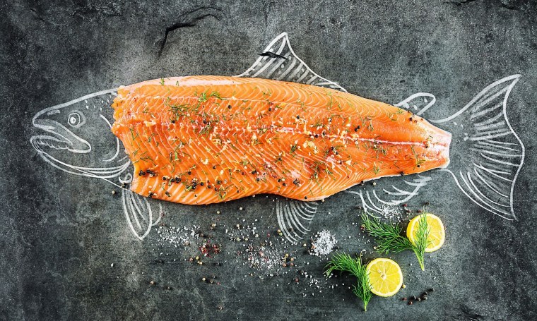 Филе лосося