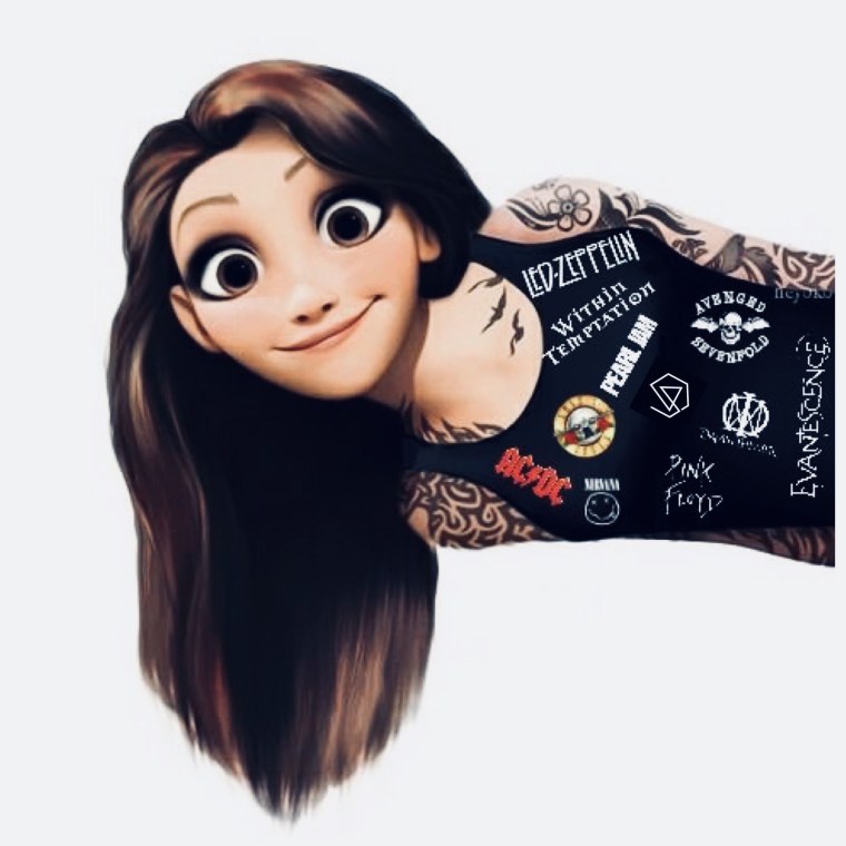 Рапунцель рокерша