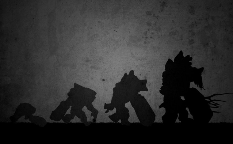 Силуэты героев дота 2