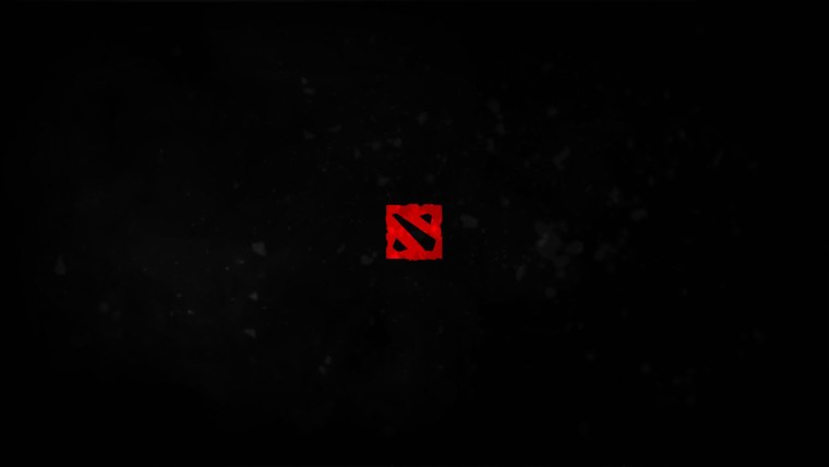 Дота 2 на черном фоне