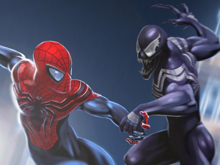 Веном vs Spiderman