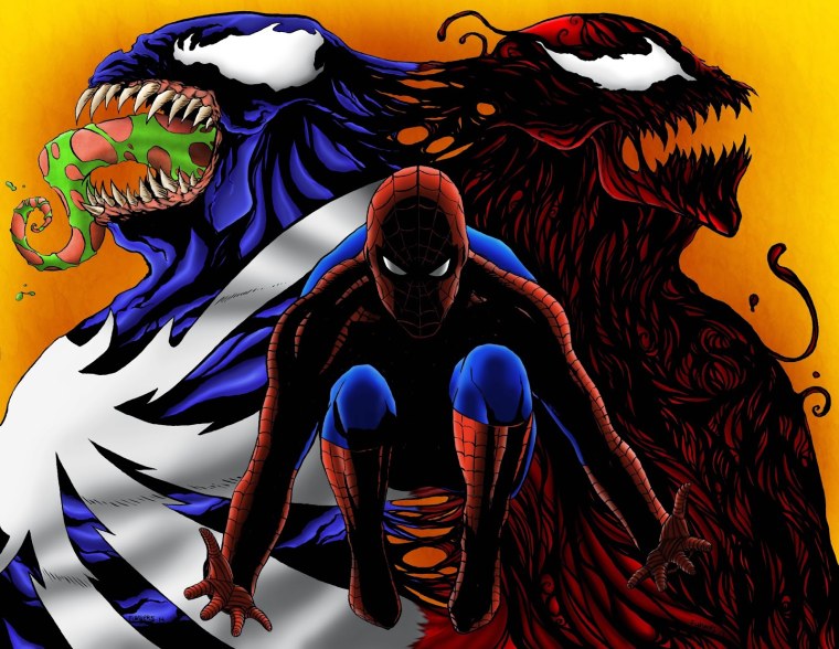 Человек паук Веном и Карнаж