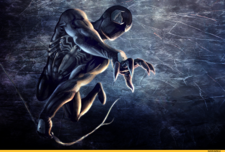 Черный человек паук Веном