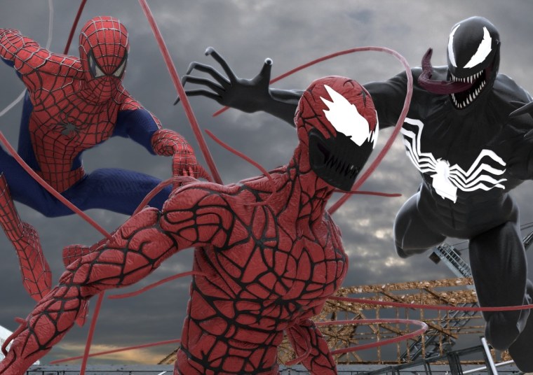 Веном 2 человек паук против Карнажа