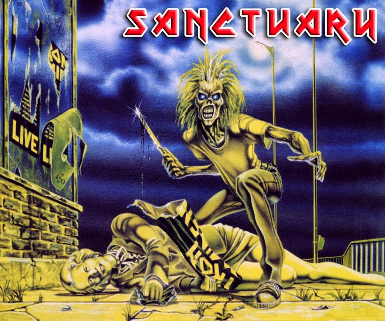 Эдди на обложке Айрон мейден