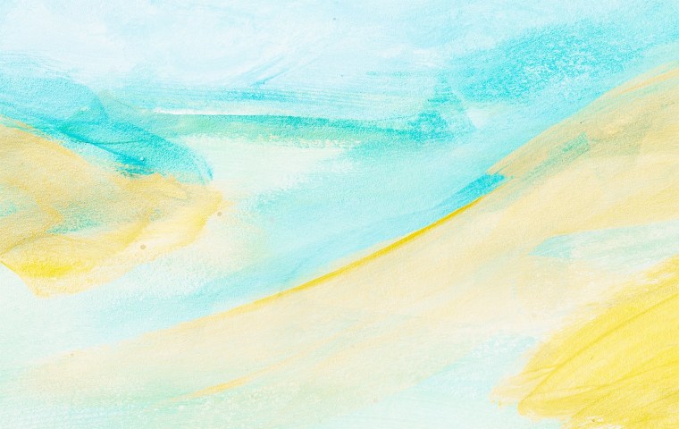 Желто голубая абстракция