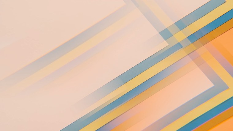 Сине оранжевая абстракция