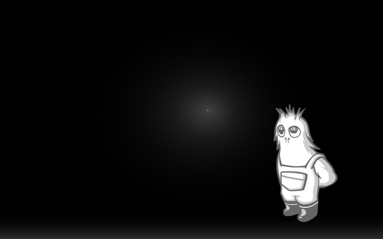 Прикольные обои на черном фоне