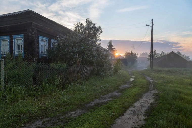 Утренняя деревня