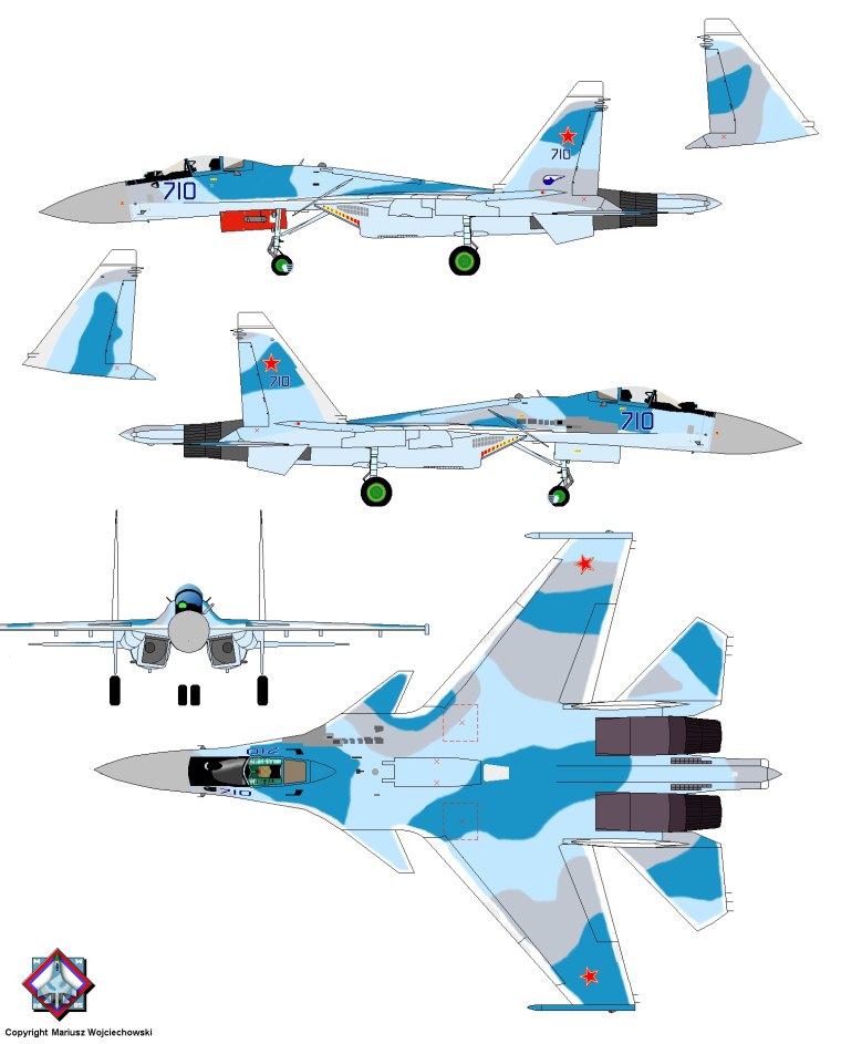 Су-27 расцветки