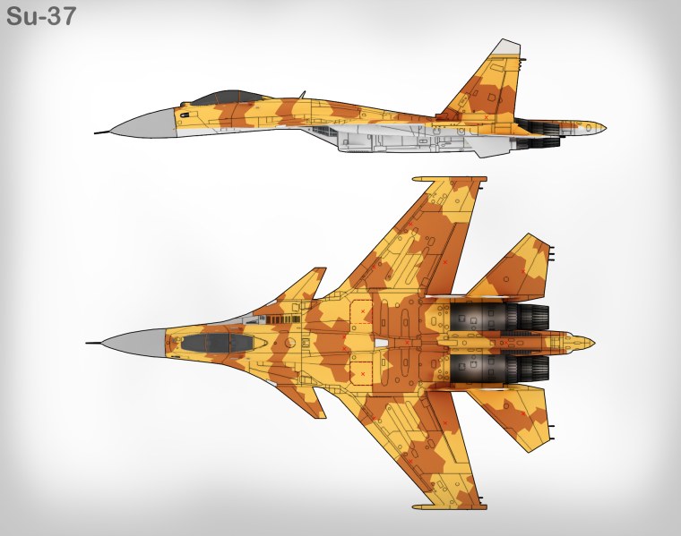 Су 34 аэродинамическая схема