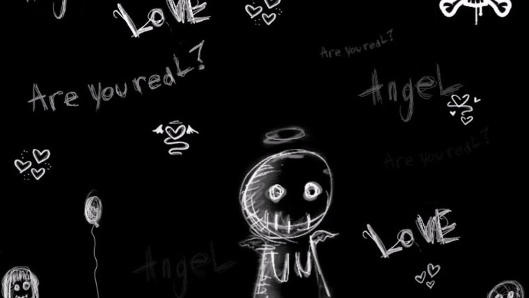 Обои аниме грустные с надписями