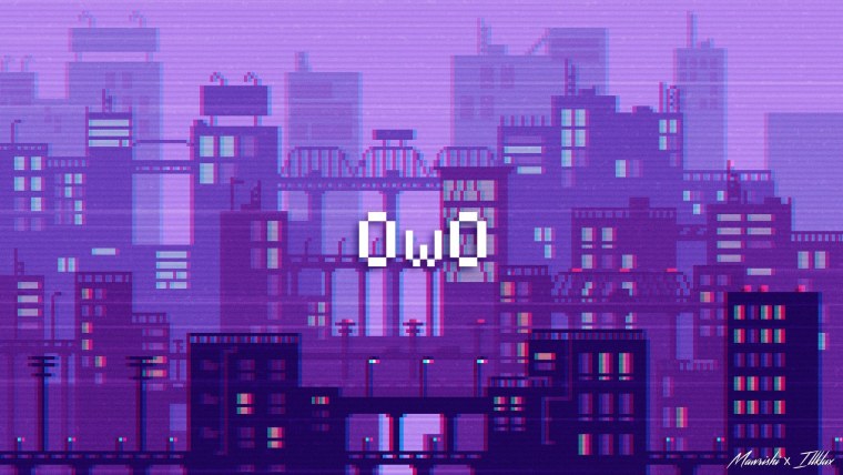 Эстетичный пиксельный фон