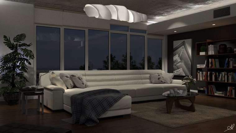 Фон гача лайф зал ночью