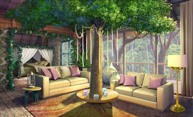 Гостиная в анимешном стиле