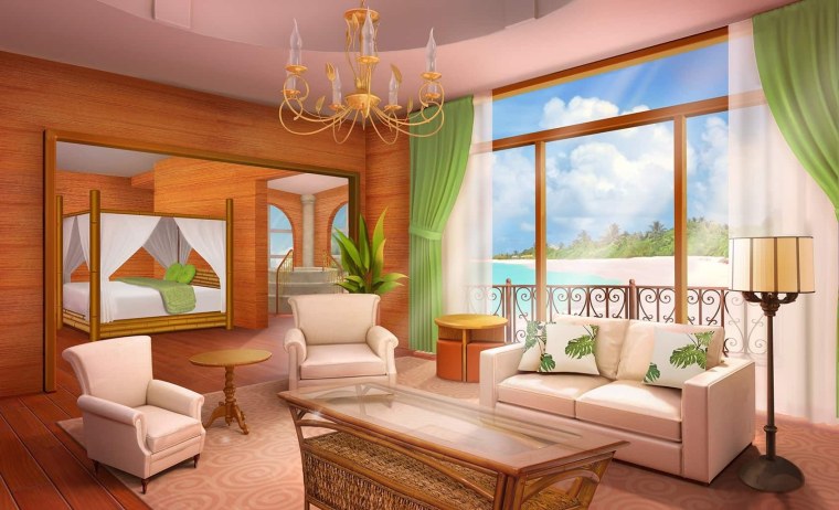 Фон гостиной горизонтальный