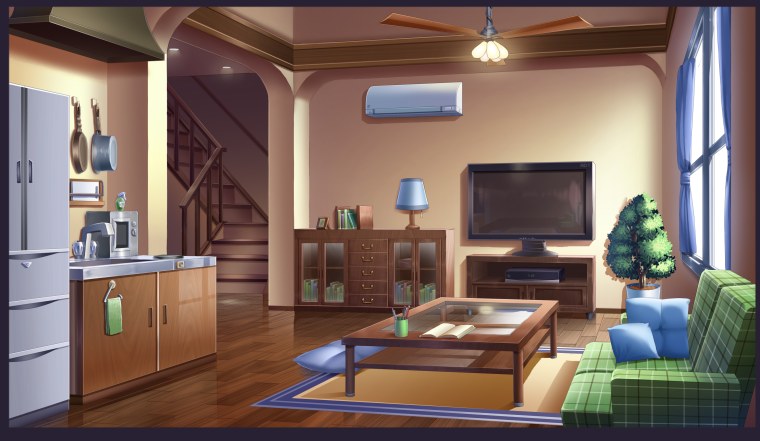 Гостиная в стиле аниме