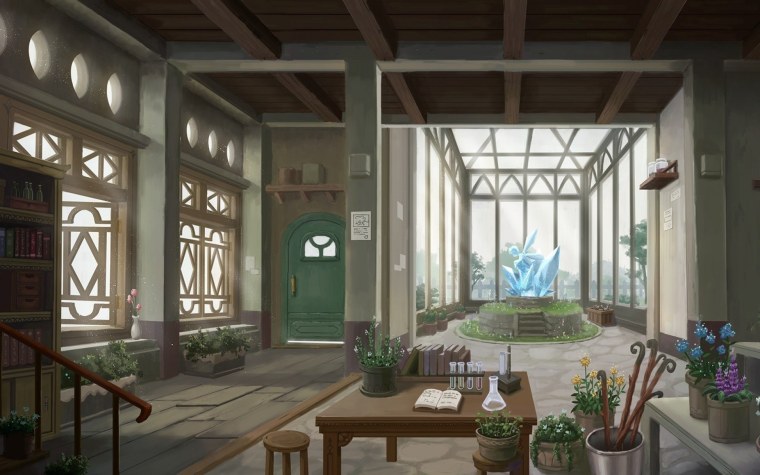 Аниме интерьер