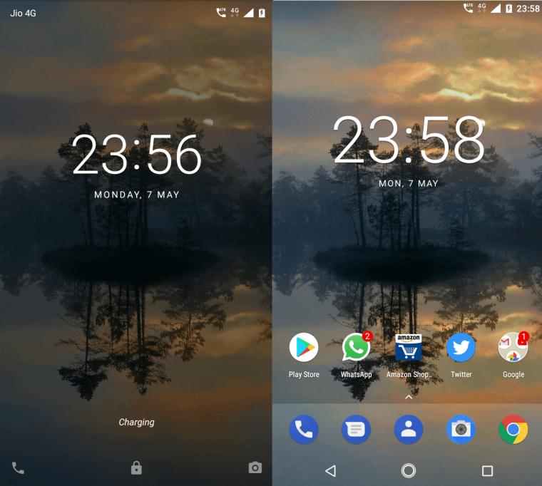 Экран блокировки Bing