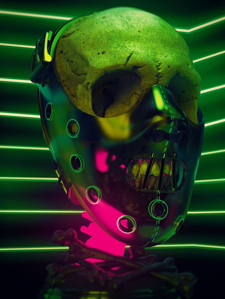 Маска киберпанк