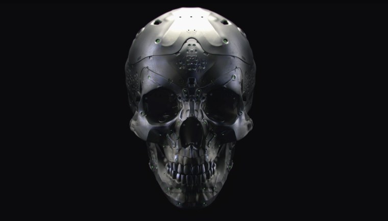 Киборг череп