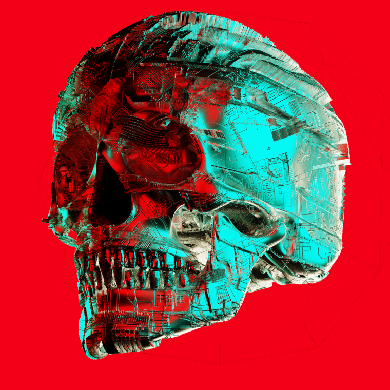 Кибер череп знак