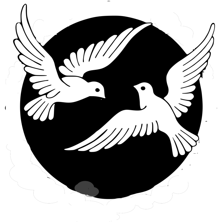 Трафарет птицы