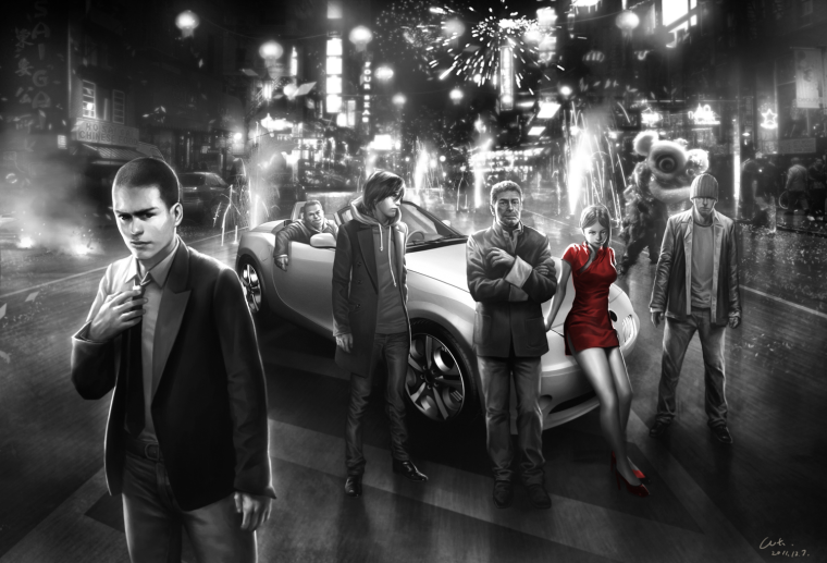 Обработка в стиле Нуар