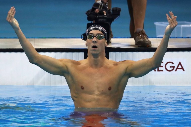 Майкл Фелпс размах рук