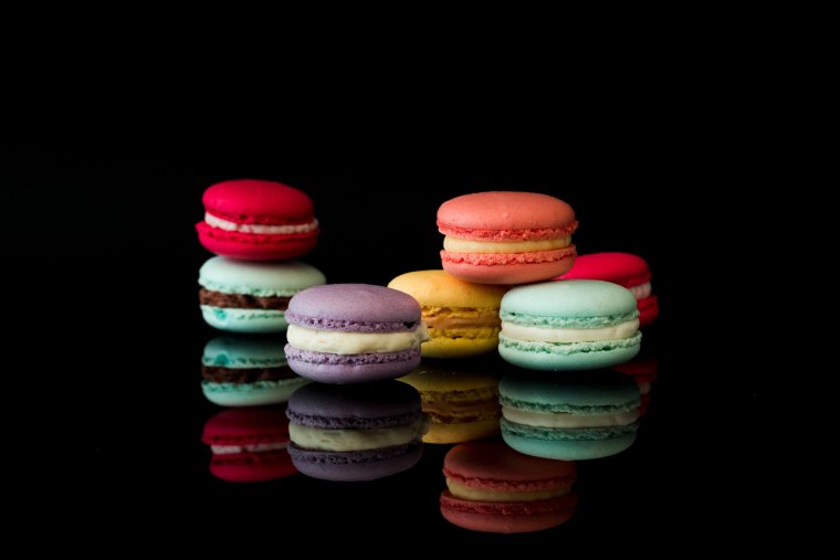 Разноцветное печенье Macarons