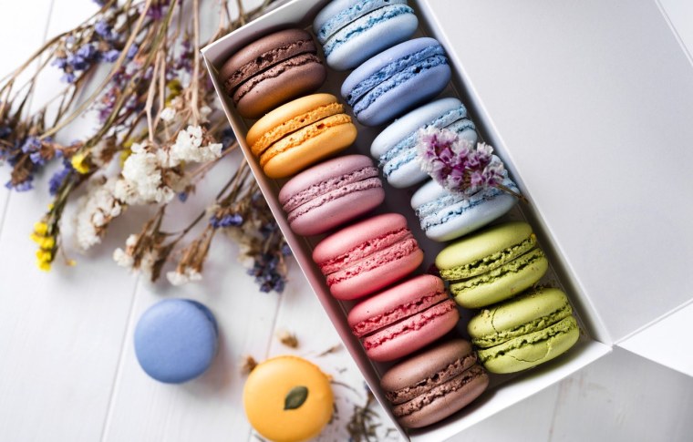 Макаруны сверху