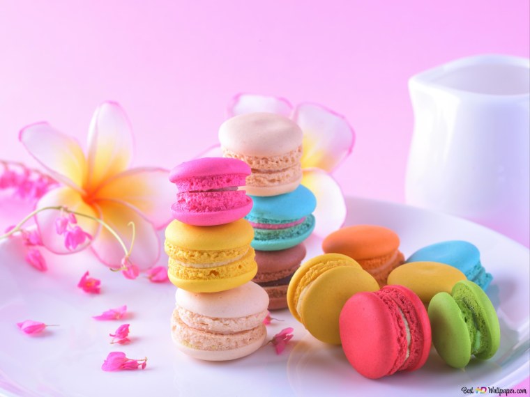 Красивые макаронс сладости