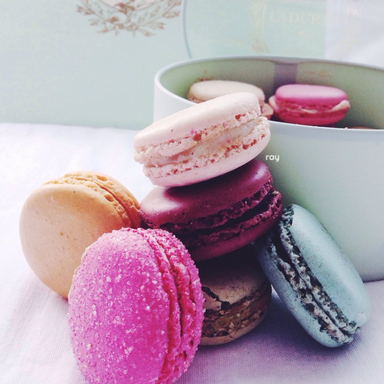 Блэк Пинк макаронс