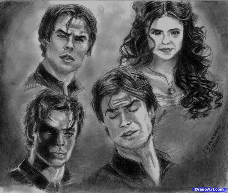 Йен Сомерхолдер портрет Деймон