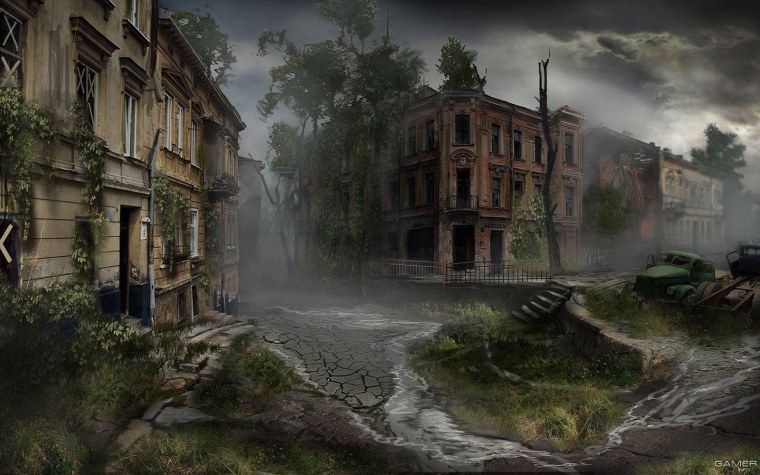 Сталкер город постапокалипсис