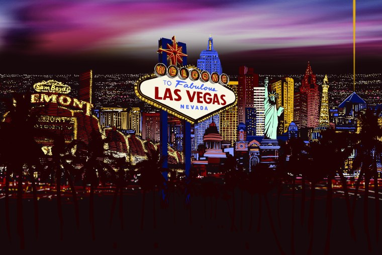 Лас-Вегас Невада казино вывеска