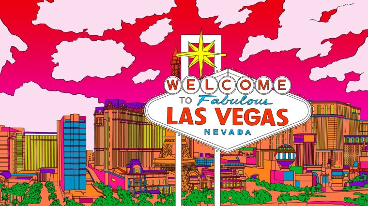 Лас Вегас мультяшный