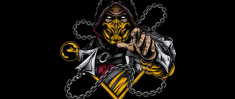 Скорпион мортал комбат HD 1080