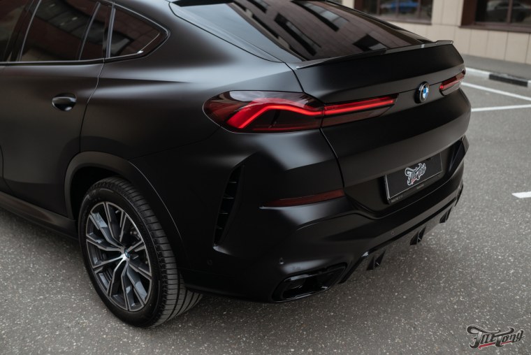 BMW x6 g06 черный матовый