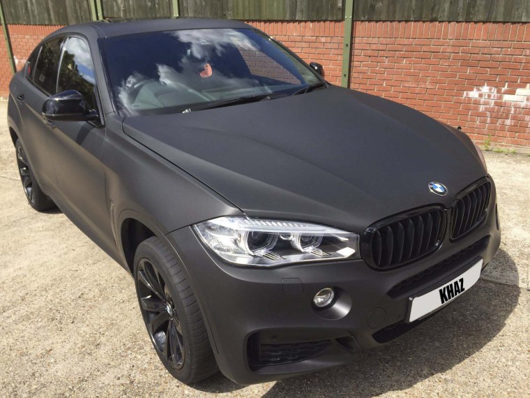 БМВ х6 черная матовая